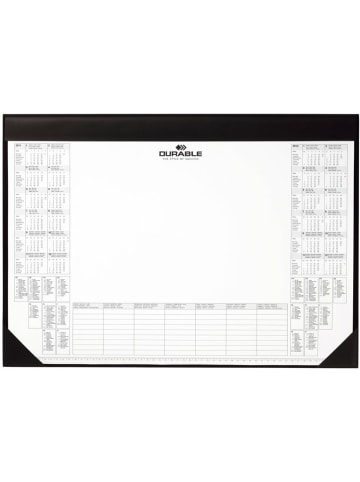 Durable Schreibunterlage 59x42cm mit Kalenderblock schwarz