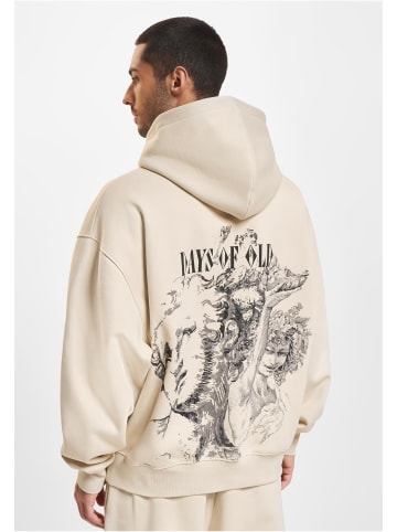 DEF DEF Kapuzenpullover in sand/white