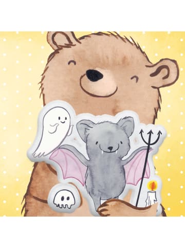 Mr. & Mrs. Panda Kuschelkissen Fledermaus Dracula ohne Spruch in Weiß