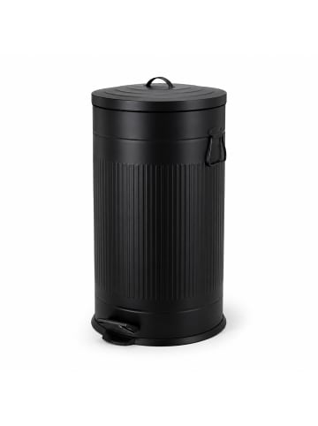 relaxdays Mülleimer in Schwarz - 40 Liter