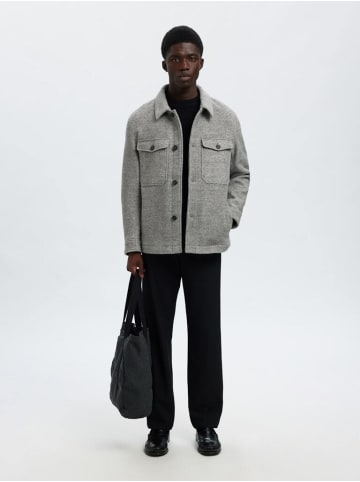 Selected Jacke in grey melange