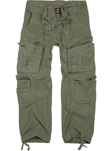 Brandit Cargohose "Pure Vintage Pants" in Grün