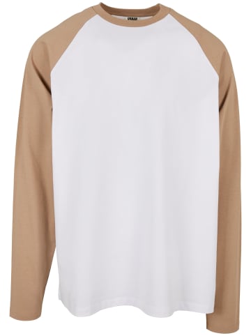 Urban Classics Longsleeves in white/unionbeige