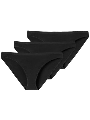 Schiesser Mini-Slips 3er Pack in Schwarz