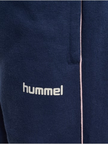 Hummel Verstellbare Taille Hose Hmljr Loose Kinder in DRESS BLUE/ROSEATE SPOONBILL