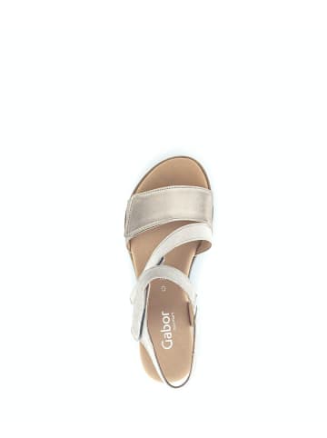 Gabor Plateau Sandalen für Damen in beige