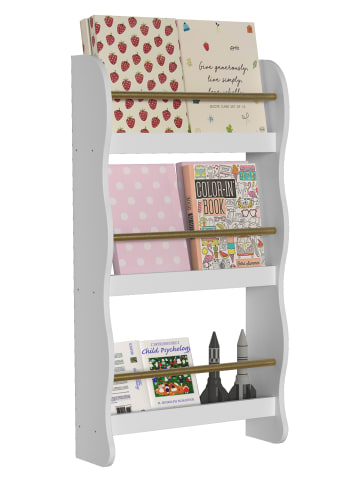 VCM  Holz Kinderregal Bücherregal Kinder Regal Kilaro in Weiß