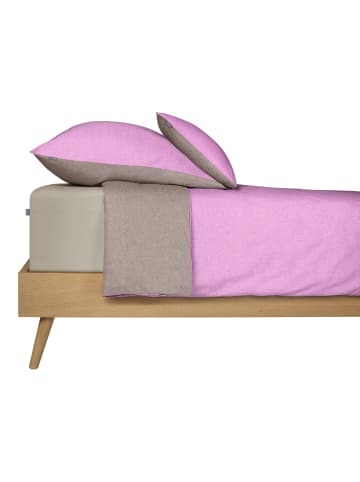 Schiesser Bettwäscheset Doubleface 2teilig in Rosé-Silber