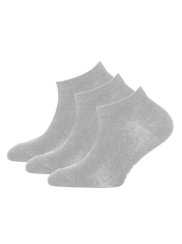 ewers 3er-Set Sneaker Socken Uni in sweater grau mel