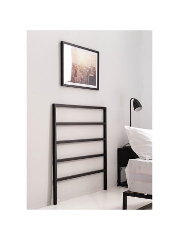 home24 home24 Bett-Kopfteil aus Metall in Schwarz, Breite 90 cm in Schwarz