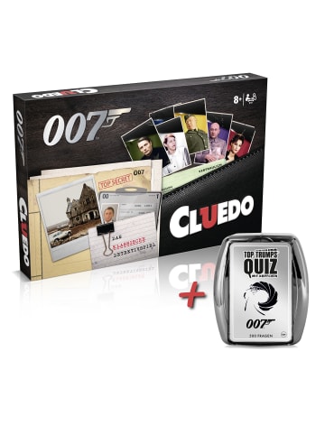 Winning Moves James Bond Cluedo + Top Trumps Quiz Bundle in mehrfarbig