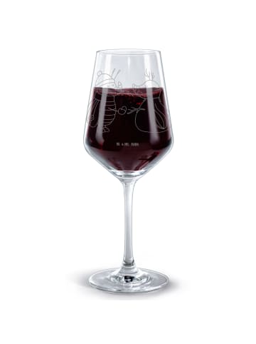 Mr. & Mrs. Panda Weinglas Nachtfalter Schneemann ohne Spruch in Transparent