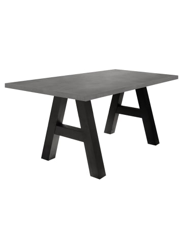 58 aufm Kessel ESSTISCH ausziehbar Elia 7 160 x 90 x 75 Esszimmertisch Schwarzstahl/Graphit