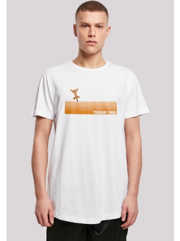 F4NT4STIC Long Cut T-Shirt Winnie Puuh Der Bär Tigger 1968 in weiß