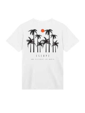F4NT4STIC T-Shirt Escape Discover the World Palm Trees in weiß