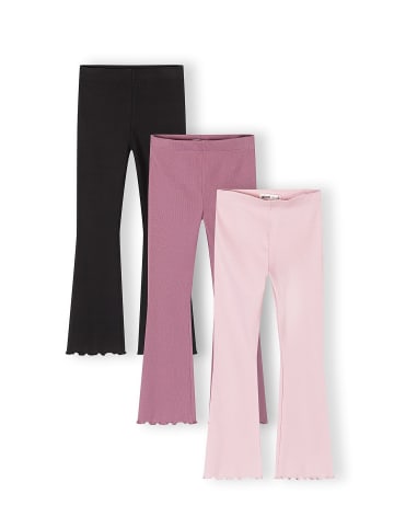 Minoti 3-er Pack Leggings NOSGLEGGING153 in pink