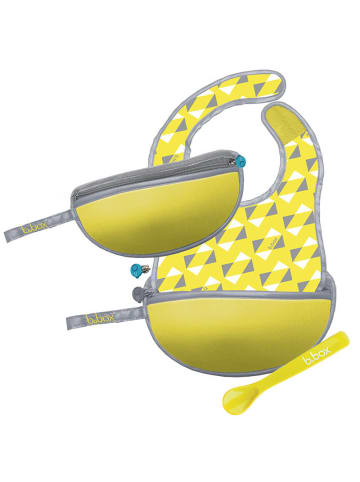 B. Box Babylätzchen in einer Tasche Pine Slice in Gelb