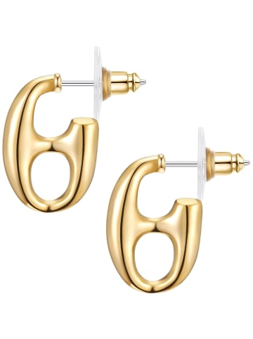 Lulu & Jane Ohrringe aus Metall-Legierung in gelbgold