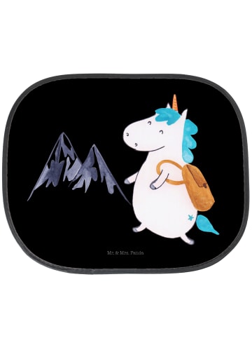 Mr. & Mrs. Panda Auto Sonnenblende Einhorn Bergsteiger ohne Spruch in Schwarz