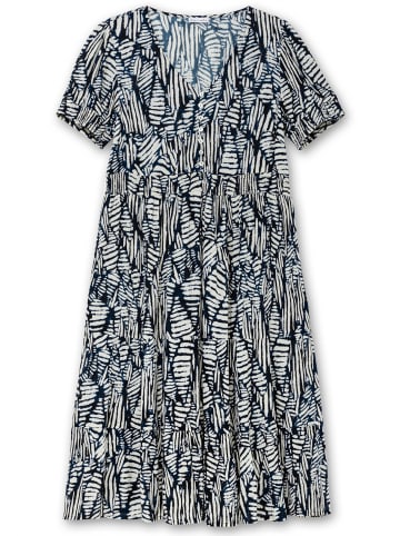 sheego by Joe Browns Kleid in blaubeere-gemustert