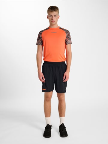 Hummel Verstellbare Taille Kurze Hose Hmlblaze Erwachsene in BLACK/ORANGE