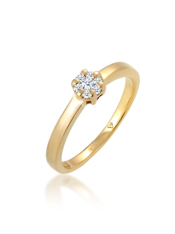 Elli DIAMONDS  Ring 585 Gelbgold Verlobungsring in Gold