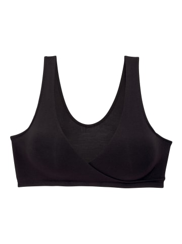 PETITE FLEUR Still-BH in taupe+schwarz