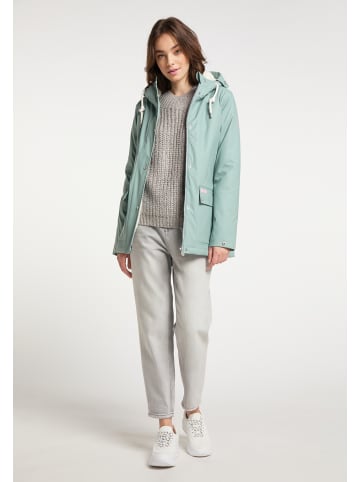 myMo Regenjacke in Rauchmint