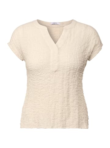 Cecil Strukturbluse in Beige