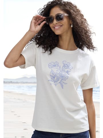 Vivance T-Shirt in creme, himmelblau