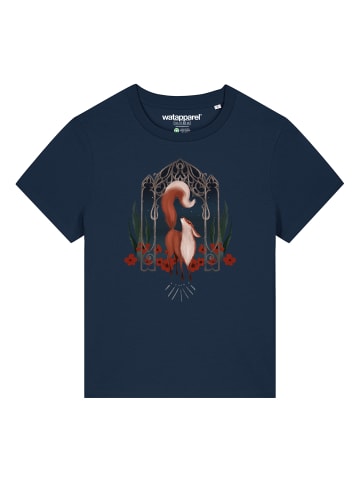 wat? Apparel T-Shirt Der wunderschöne Fuchs in Dunkelblau