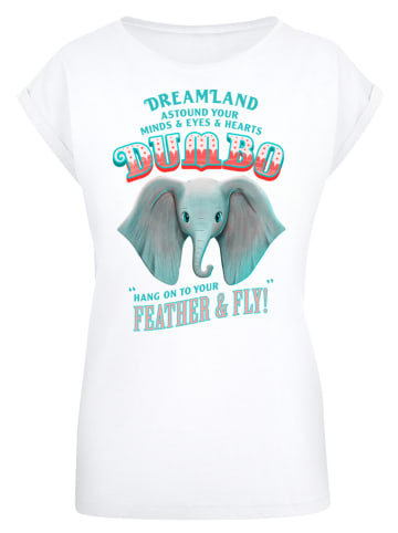 F4NT4STIC Extended Shoulder T-Shirt Disney Dumbo Astound Your Mindes in weiß