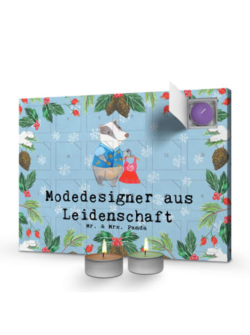 Mr. & Mrs. Panda adventskalender mit kerzen Modedesigner Leidens... in Eisblau