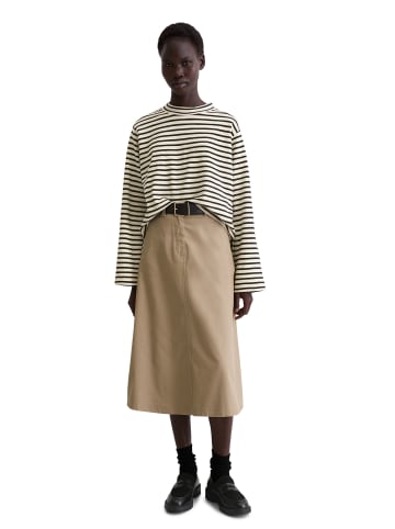 Marc O'Polo Gestreiftes Rollkragen-Longsleeve regular in Dark Blue