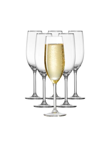 Ritzenhoff & Breker 6er Set Sektgläser Vio 210 ml in transparent
