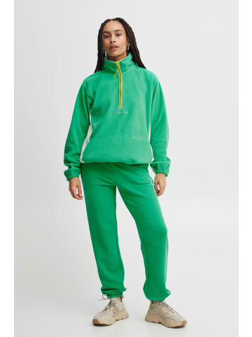 TheJoggConcept. Fleecejacke JCCLARA HALFZIP JACKET - 22800157  Halfzip Jacke mit hohem Kragen in Grün
