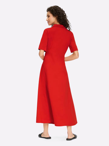 Heine Polokleid in rot