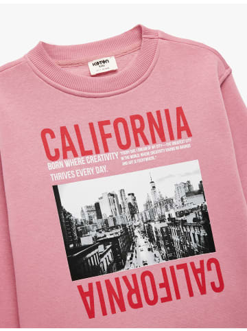 KOTON SWEATSHIRTS in Rosa