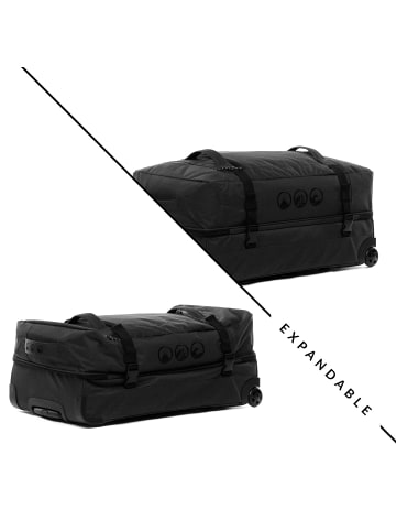 SONS OF ALOHA Reisetasche Reisetasche mit Rollen groß | Duffle 80 cm XXL 140L in schwarz