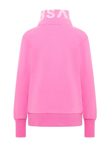 ELBSAND Zip-Jacke mit Stehkragen Alvis in Magenta Sky