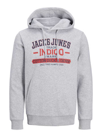 Jack & Jones Sweatshirt 'New Denim' in hellgrau