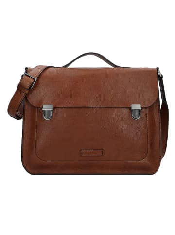 The Bridge Ettore Aktentaschen Messenger Leder 38 cm Laptopfach in marrone