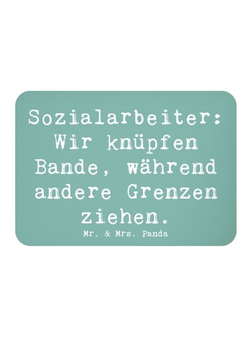 Mr. & Mrs. Panda magnet Spruch Sozialarbeiterin Einheite knüpfen mi... in Meeresbrise