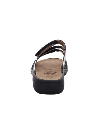 Solidus Pantolette in schwarz