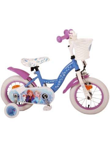 Volare Kinderfahrrad Disney Frozen 2 für Mädchen 12 Zoll Kinderrad Blau/Lila 3 Jahre