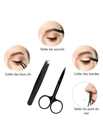 Paloma Beauties Augenbrauen-Epilier-Set in Schwarz