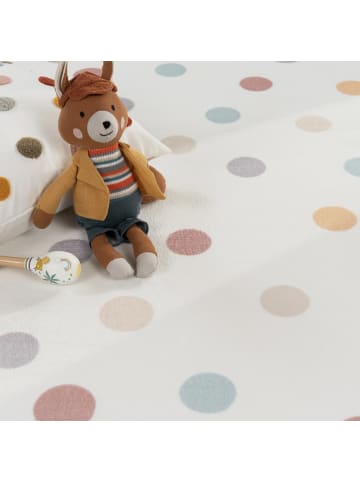 KADIMA DESIGN Kinderteppich waschmaschinenwaschbar Punkte Kinderzimmer in Mehrfarbig