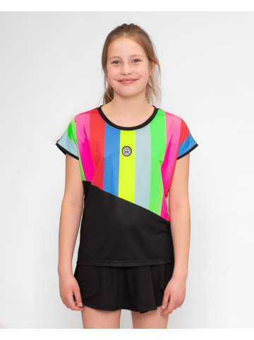 BIDI BADU Colortwist Junior Capsleeve in Schwarz/mehrfarbig