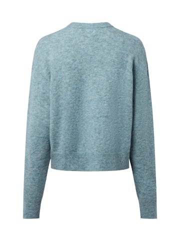 Marie Lund Strickjacke in hellblau petrol - 0003