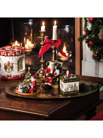 Villeroy & Boch Dekofigur Santa auf Sessel Christmas Toys in Bunt in bunt